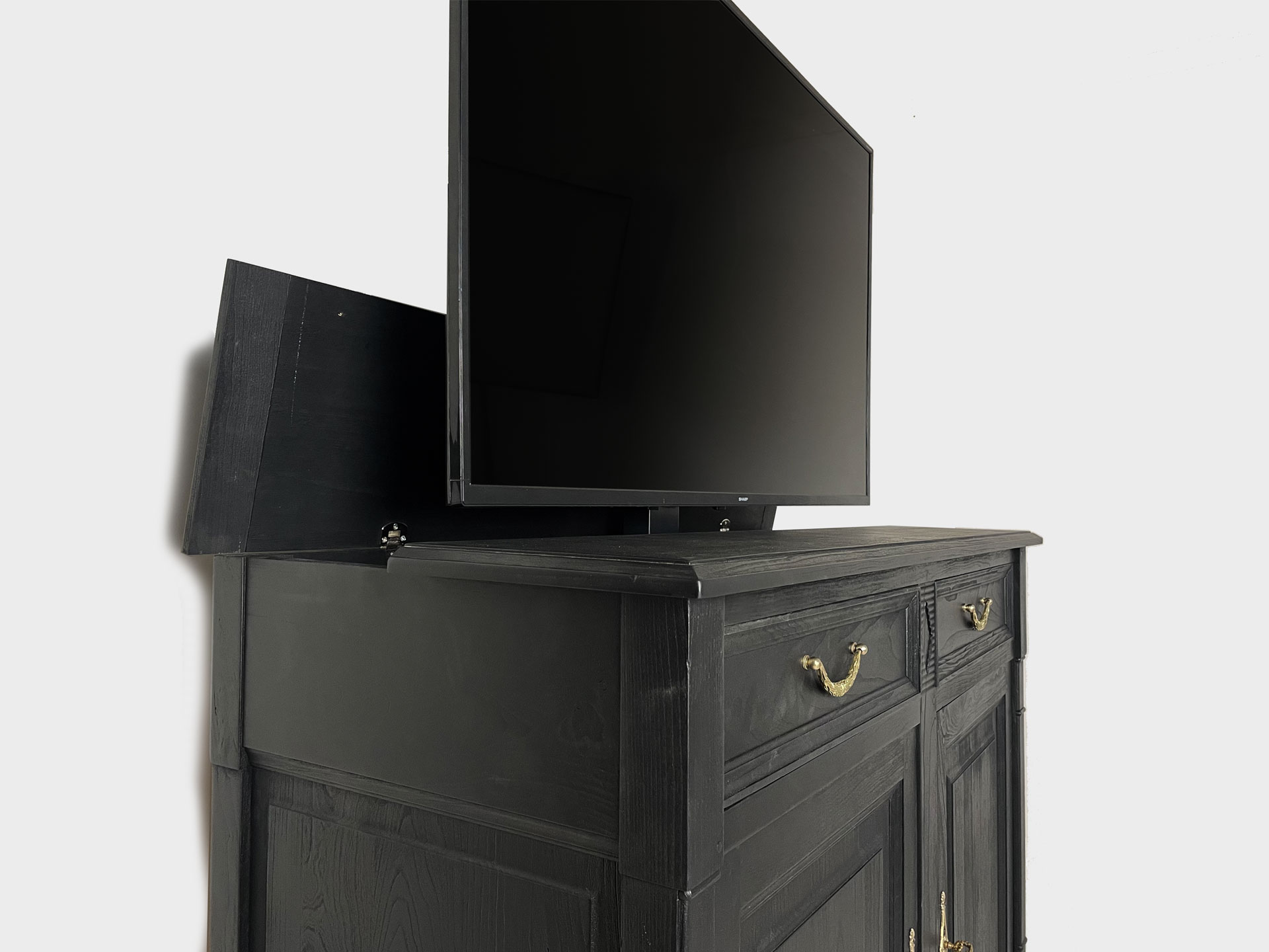TV lift meubel zwarte kers 50 inch tv lift meubel 9